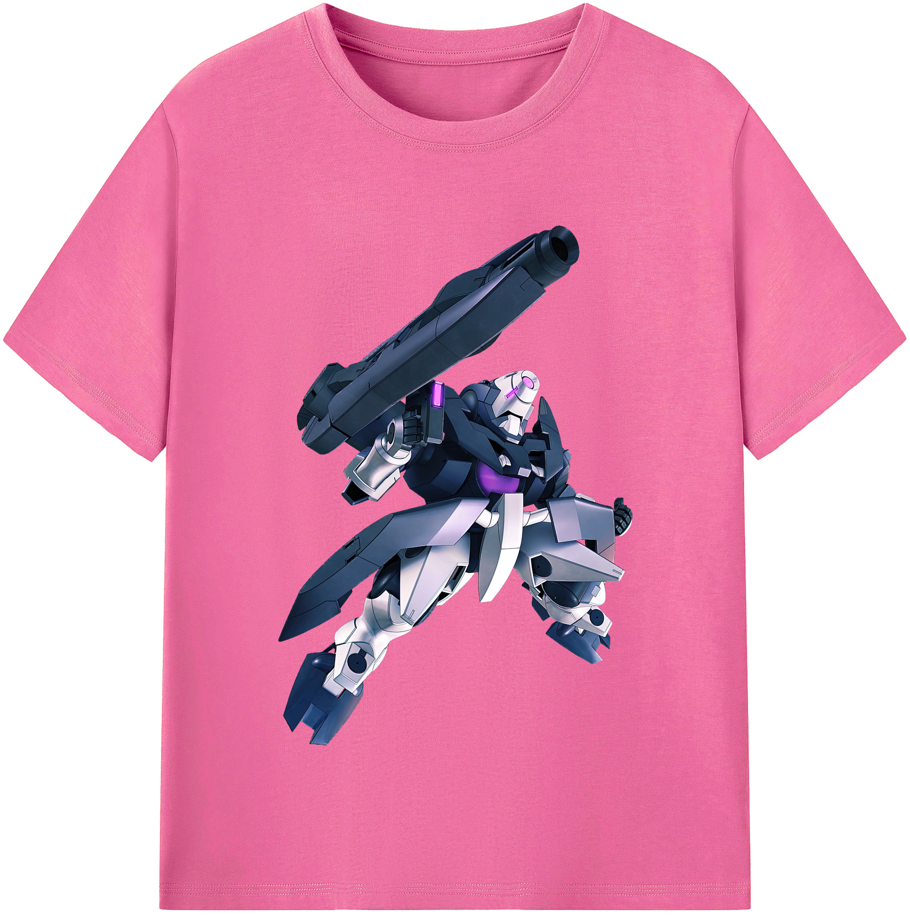 （画像用） 機動戦士ガンダム Mobile Suit Gundam レディースカジュアルプリントTシャツ（綿100％）